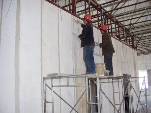 高層建筑輕質(zhì)隔墻板安裝案例