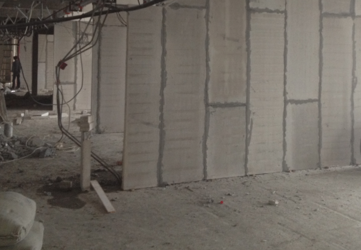 辦公樓內(nèi)部隔墻板工程展示一