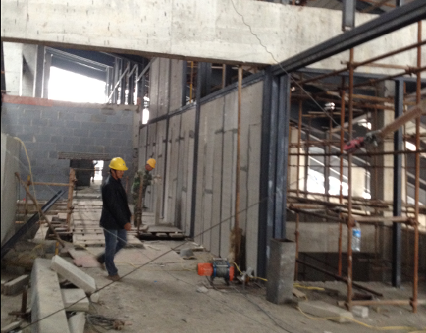 武漢國博內(nèi)部隔墻板工程展示五