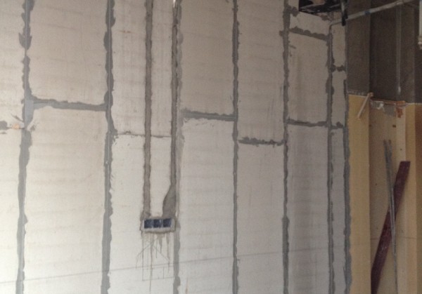 會(huì)所內(nèi)部隔墻板施工展示圖一