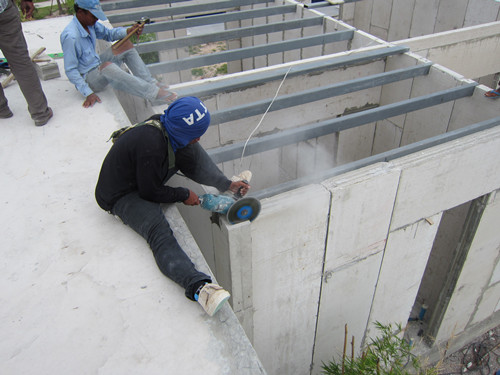 泰國輕質(zhì)隔墻板工程案例