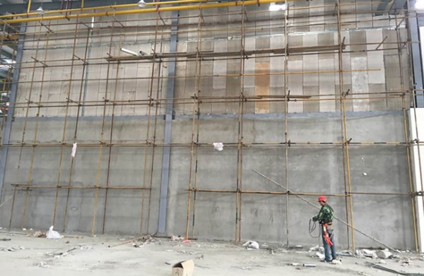 輕質(zhì)復合夾芯隔墻板施工案例及說明