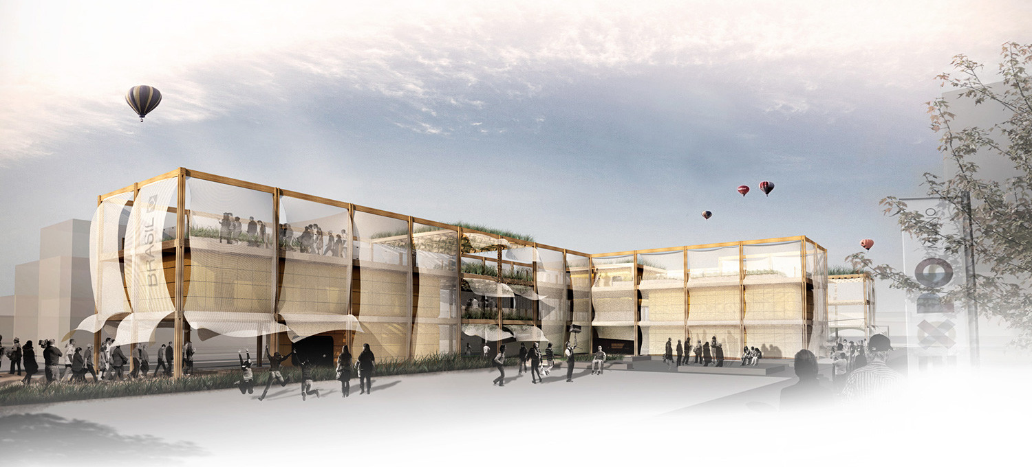 項(xiàng)目描述：
&ldquo;在2015世博會將巴西館是我們球隊(duì)的&ndash;意味著設(shè)計(jì)一個(gè)建筑，來到巴西參加恢復(fù)如此重要的國際事件和理解，這提供了一個(gè)獨(dú)特的競賽和寶貴的歷史時(shí)刻，建筑能在這樣一個(gè)繁榮的方式，其人文主義的作用行使責(zé)任的雙重挑戰(zhàn)，刺激社會通過新的概念和想法。&rdquo;